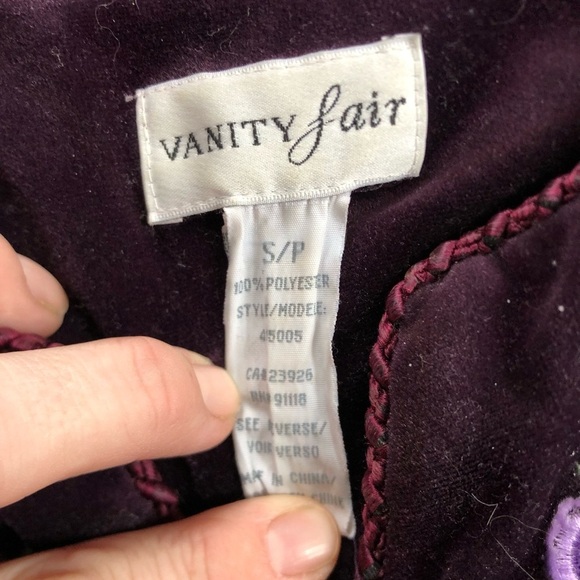 Vtg Vanity Fair Full Zip Housecoat - Picture 10 of 13